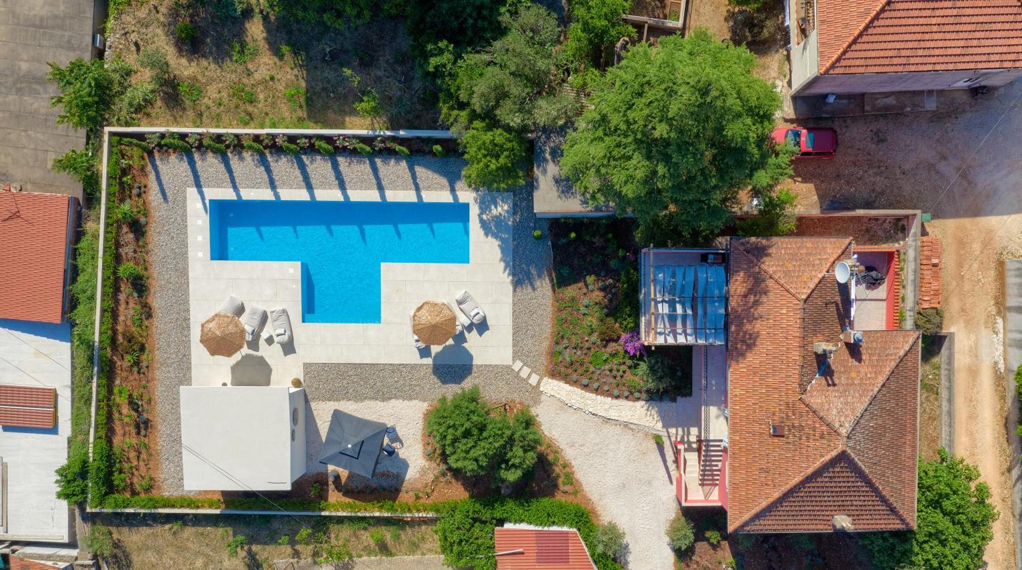 Hvar Luxury Villa And Pool With View In Heart Of Stari Grad Stari Grad  Luaran gambar