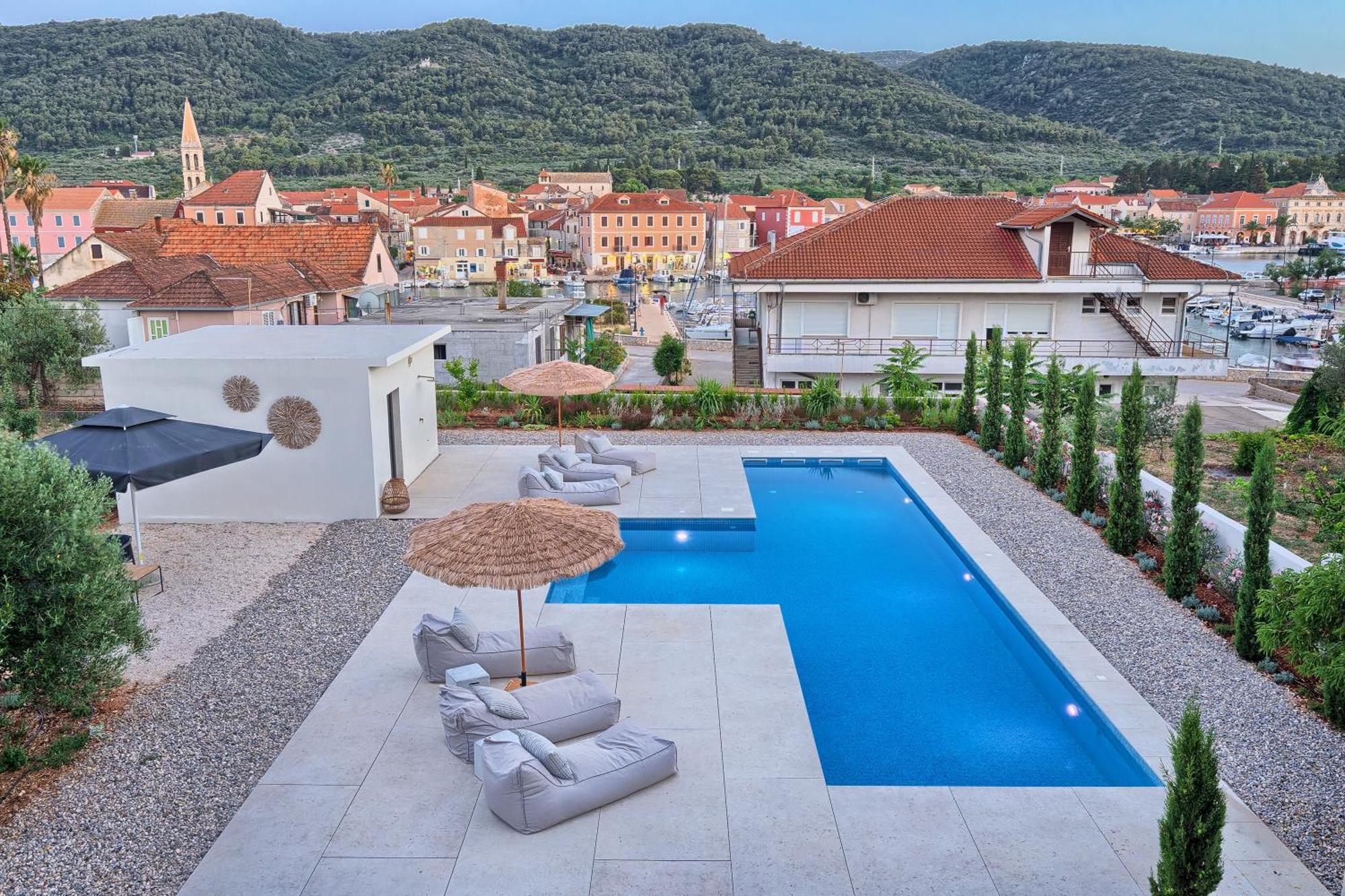 Hvar Luxury Villa And Pool With View In Heart Of Stari Grad Stari Grad  Luaran gambar