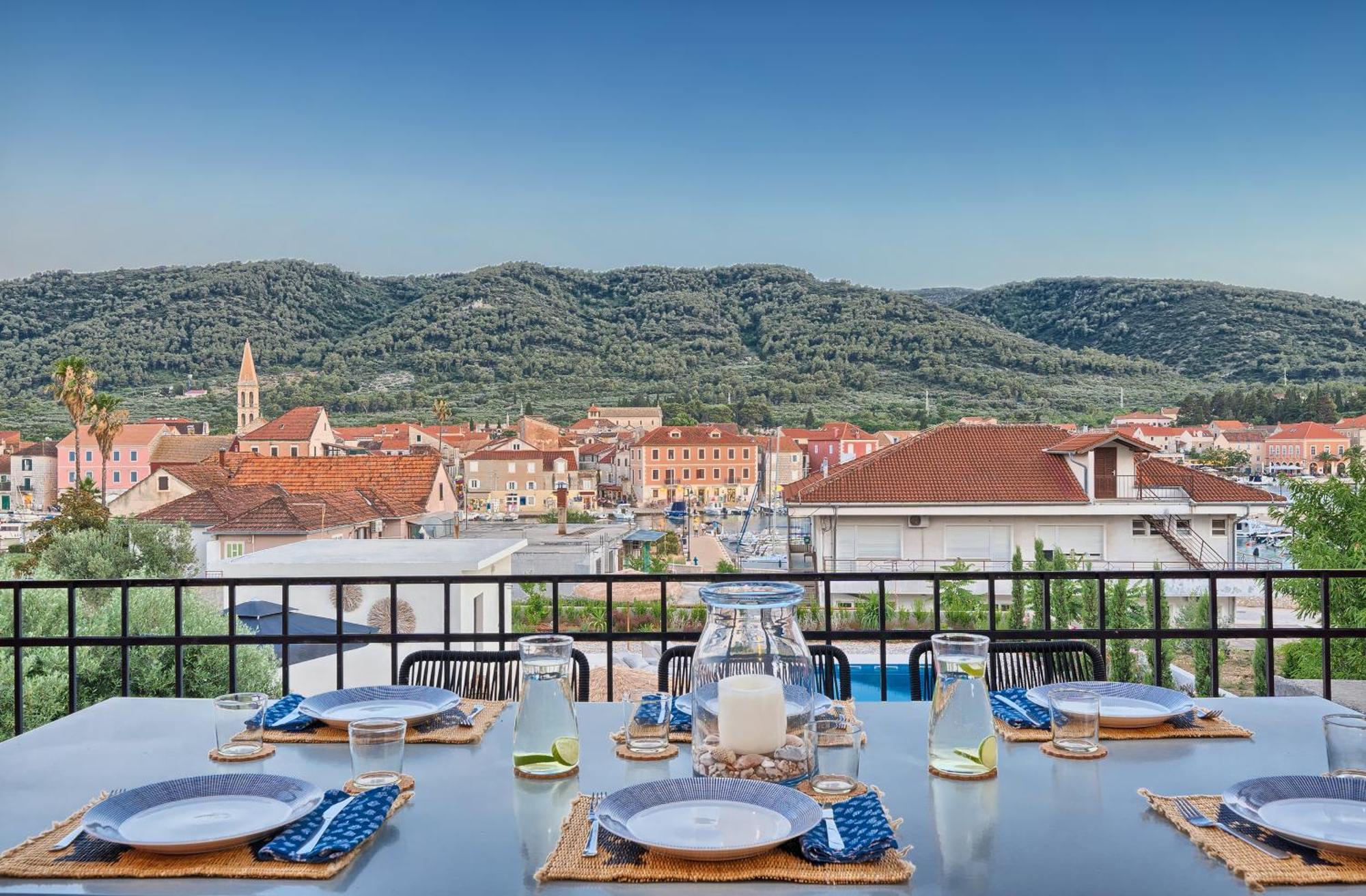Hvar Luxury Villa And Pool With View In Heart Of Stari Grad Stari Grad  Luaran gambar