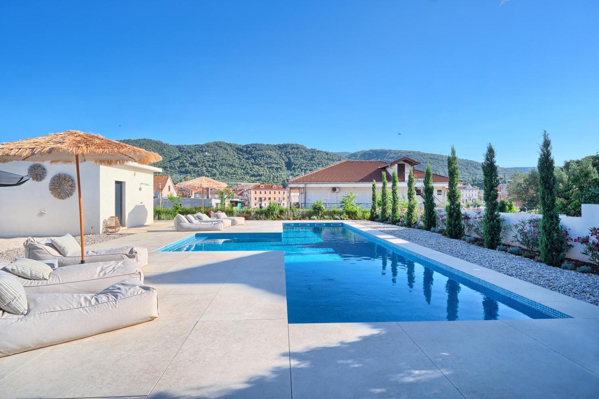 Hvar Luxury Villa And Pool With View In Heart Of Stari Grad Stari Grad  Luaran gambar