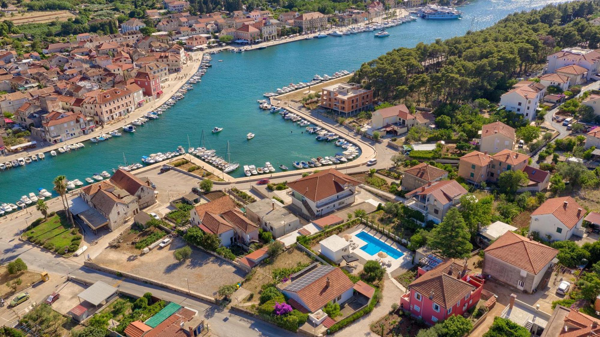 Hvar Luxury Villa And Pool With View In Heart Of Stari Grad Stari Grad  Luaran gambar
